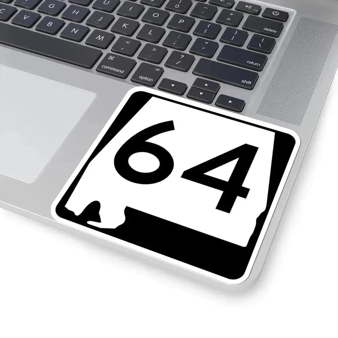 Alabama 64 (Alabama) (Road Sign) STICKER Vinyl Kiss-Cut Decal - The Sticker Space