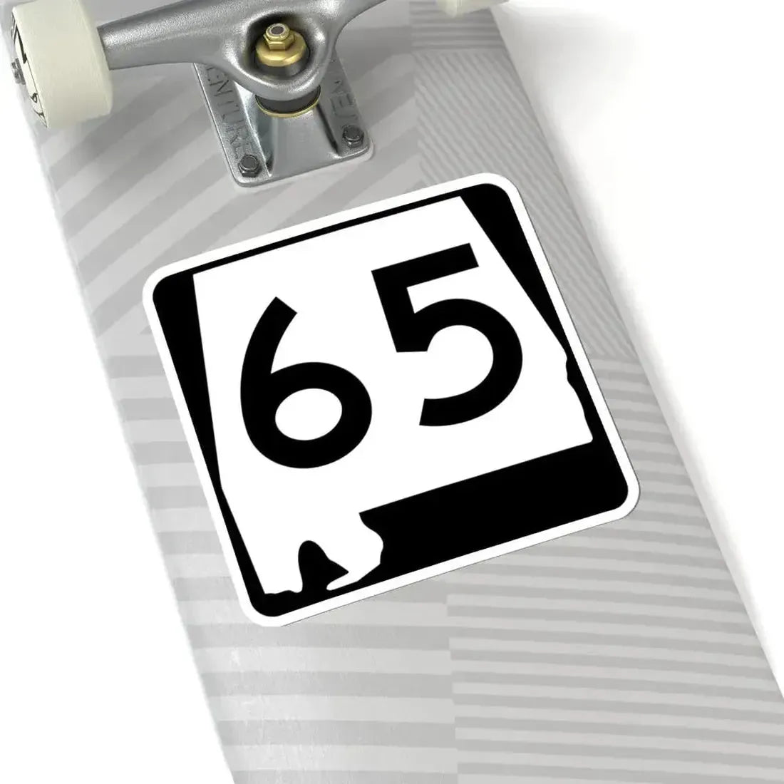 Alabama 65 (Alabama) (Road Sign) STICKER Vinyl Kiss-Cut Decal - The Sticker Space