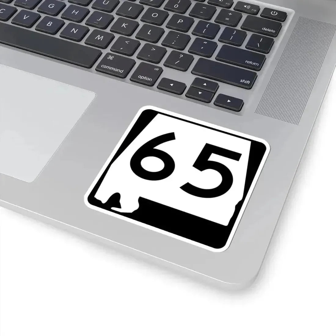 Alabama 65 (Alabama) (Road Sign) STICKER Vinyl Kiss-Cut Decal - The Sticker Space