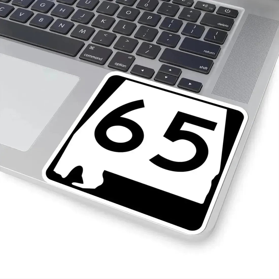 Alabama 65 (Alabama) (Road Sign) STICKER Vinyl Kiss-Cut Decal - The Sticker Space