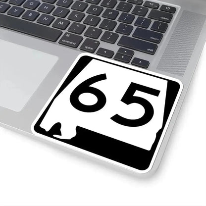Alabama 65 (Alabama) (Road Sign) STICKER Vinyl Kiss-Cut Decal - The Sticker Space
