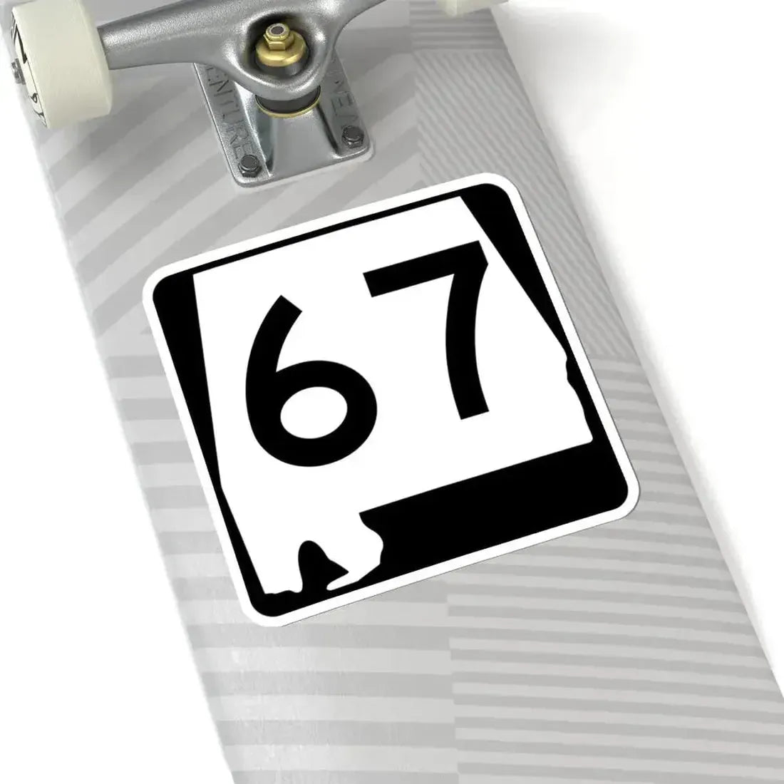 Alabama 67 (Alabama) (Road Sign) STICKER Vinyl Kiss-Cut Decal - The Sticker Space