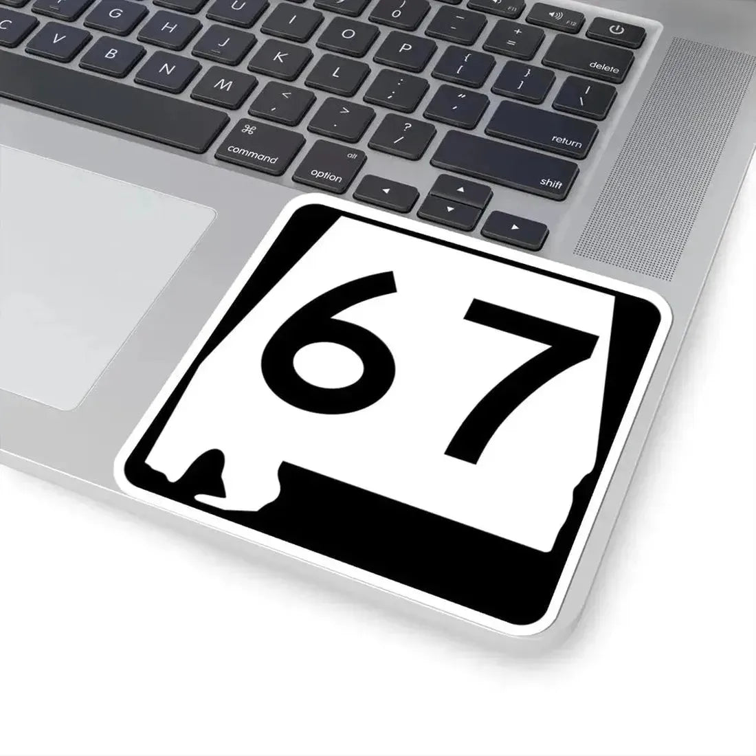 Alabama 67 (Alabama) (Road Sign) STICKER Vinyl Kiss-Cut Decal - The Sticker Space
