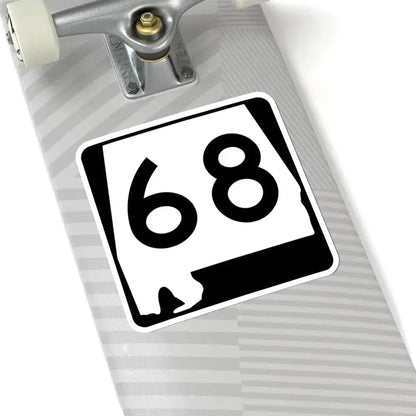 Alabama 68 (Alabama) (Road Sign) STICKER Vinyl Kiss-Cut Decal - The Sticker Space
