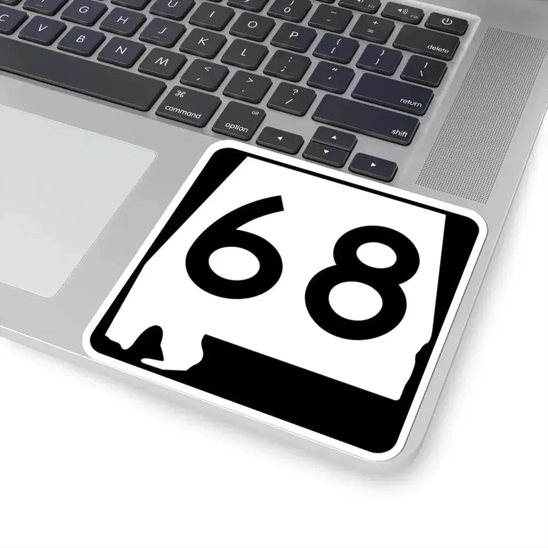 Alabama 68 (Alabama) (Road Sign) STICKER Vinyl Kiss-Cut Decal - The Sticker Space