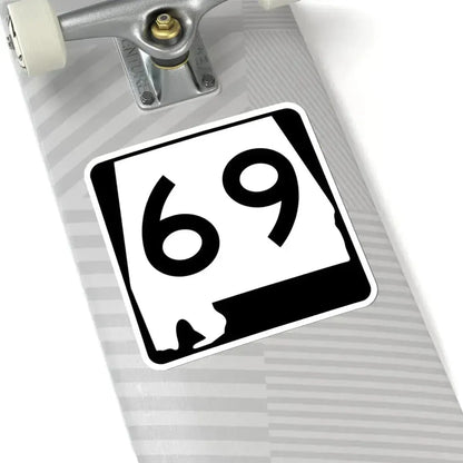 Alabama 69 (Alabama) (Road Sign) STICKER Vinyl Kiss-Cut Decal - The Sticker Space