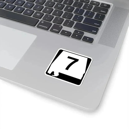 Alabama 7 (Alabama) (Road Sign) STICKER Vinyl Kiss-Cut Decal - The Sticker Space