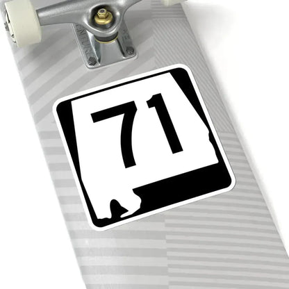 Alabama 71 (Alabama) (Road Sign) STICKER Vinyl Kiss-Cut Decal - The Sticker Space