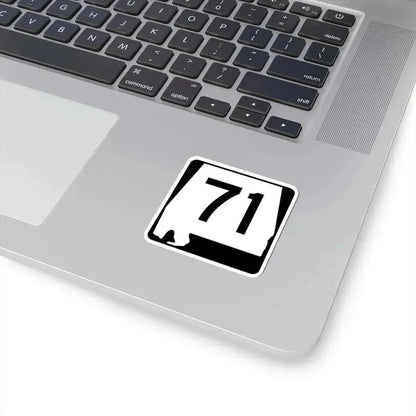 Alabama 71 (Alabama) (Road Sign) STICKER Vinyl Kiss-Cut Decal - The Sticker Space