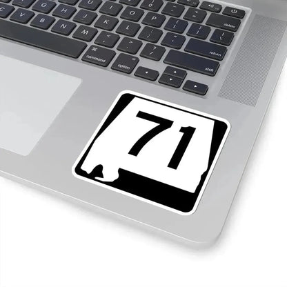 Alabama 71 (Alabama) (Road Sign) STICKER Vinyl Kiss-Cut Decal - The Sticker Space