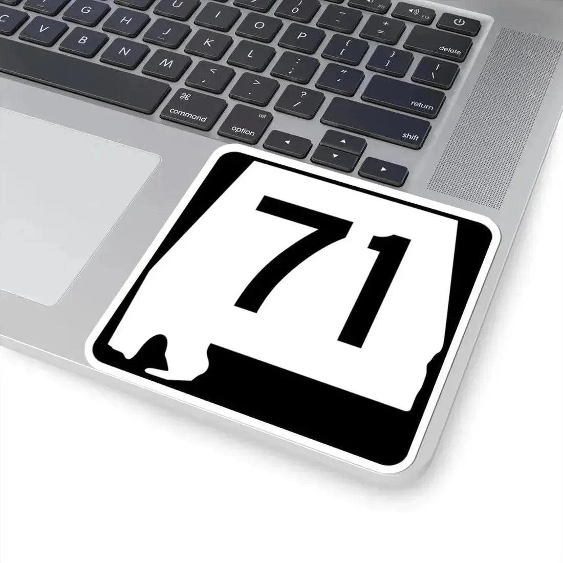Alabama 71 (Alabama) (Road Sign) STICKER Vinyl Kiss-Cut Decal - The Sticker Space
