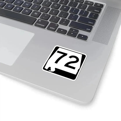 Alabama 72 (Alabama) (Road Sign) STICKER Vinyl Kiss-Cut Decal - The Sticker Space