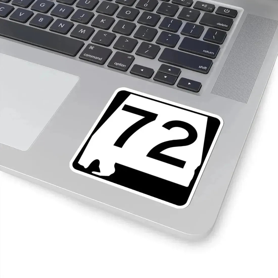 Alabama 72 (Alabama) (Road Sign) STICKER Vinyl Kiss-Cut Decal - The Sticker Space