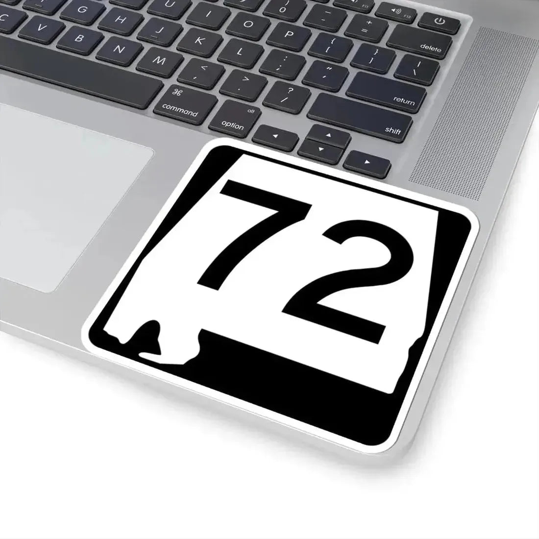 Alabama 72 (Alabama) (Road Sign) STICKER Vinyl Kiss-Cut Decal - The Sticker Space