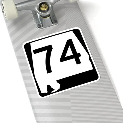 Alabama 74 (Alabama) (Road Sign) STICKER Vinyl Kiss-Cut Decal - The Sticker Space