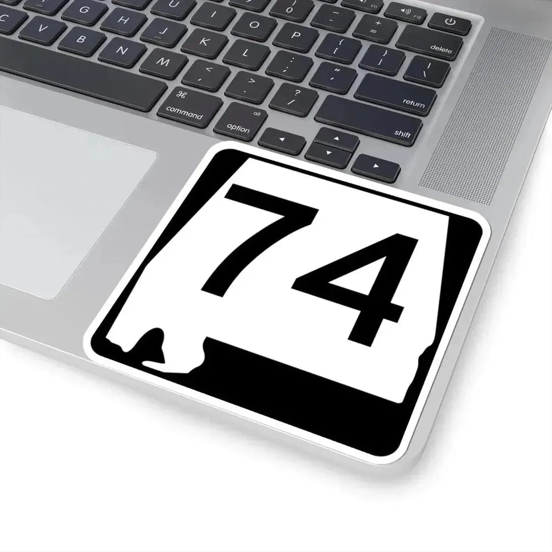 Alabama 74 (Alabama) (Road Sign) STICKER Vinyl Kiss-Cut Decal - The Sticker Space