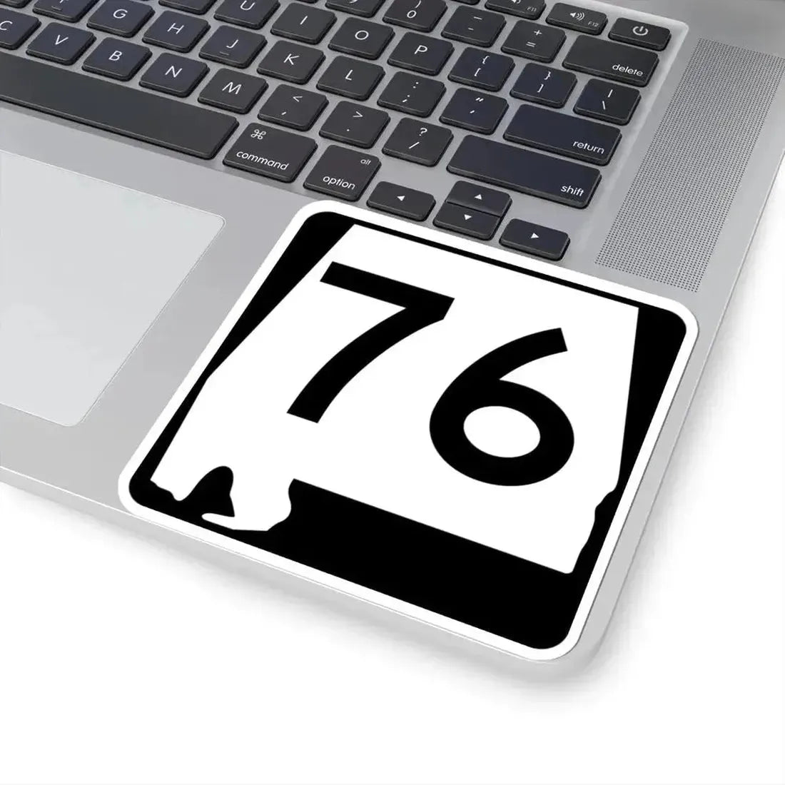 Alabama 76 (Alabama) (Road Sign) STICKER Vinyl Kiss-Cut Decal - The Sticker Space