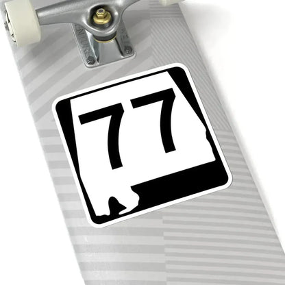 Alabama 77 (Alabama) (Road Sign) STICKER Vinyl Kiss-Cut Decal - The Sticker Space
