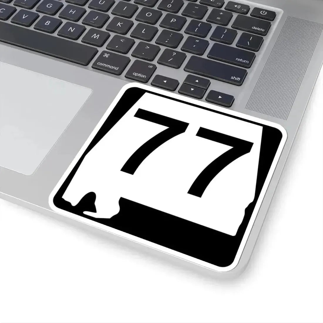 Alabama 77 (Alabama) (Road Sign) STICKER Vinyl Kiss-Cut Decal - The Sticker Space