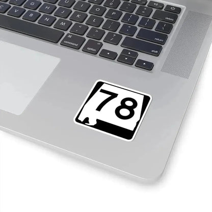 Alabama 78 (Alabama) (Road Sign) STICKER Vinyl Kiss-Cut Decal - The Sticker Space