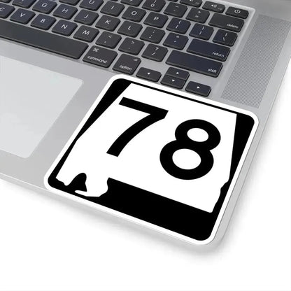 Alabama 78 (Alabama) (Road Sign) STICKER Vinyl Kiss-Cut Decal - The Sticker Space