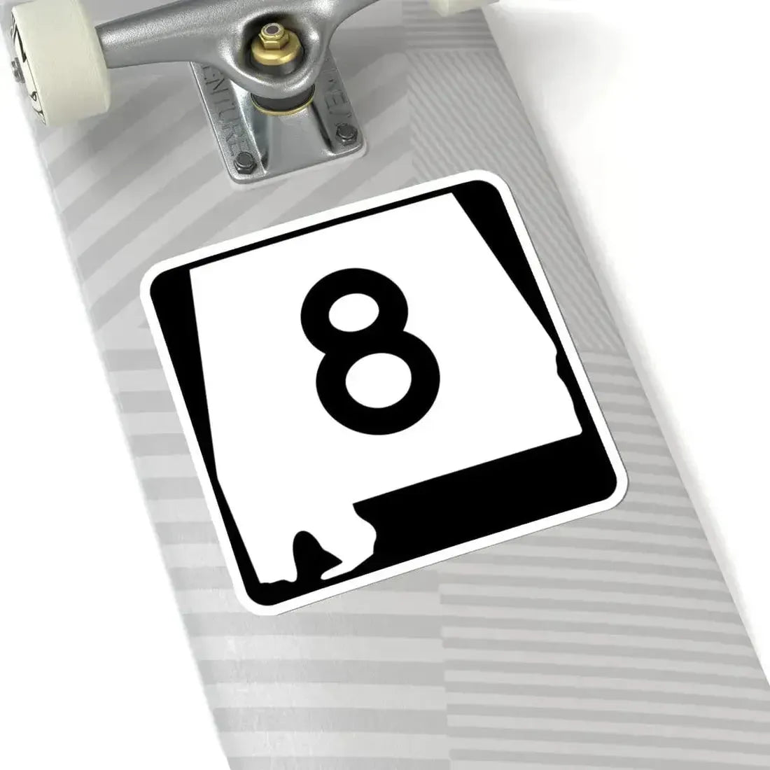 Alabama 8 (Alabama) (Road Sign) STICKER Vinyl Kiss-Cut Decal - The Sticker Space