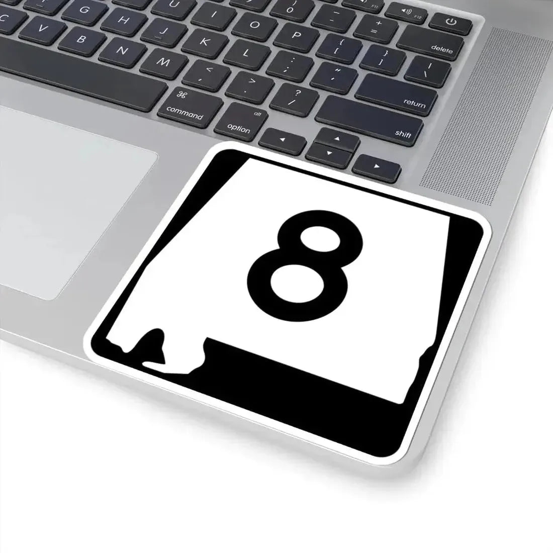 Alabama 8 (Alabama) (Road Sign) STICKER Vinyl Kiss-Cut Decal - The Sticker Space