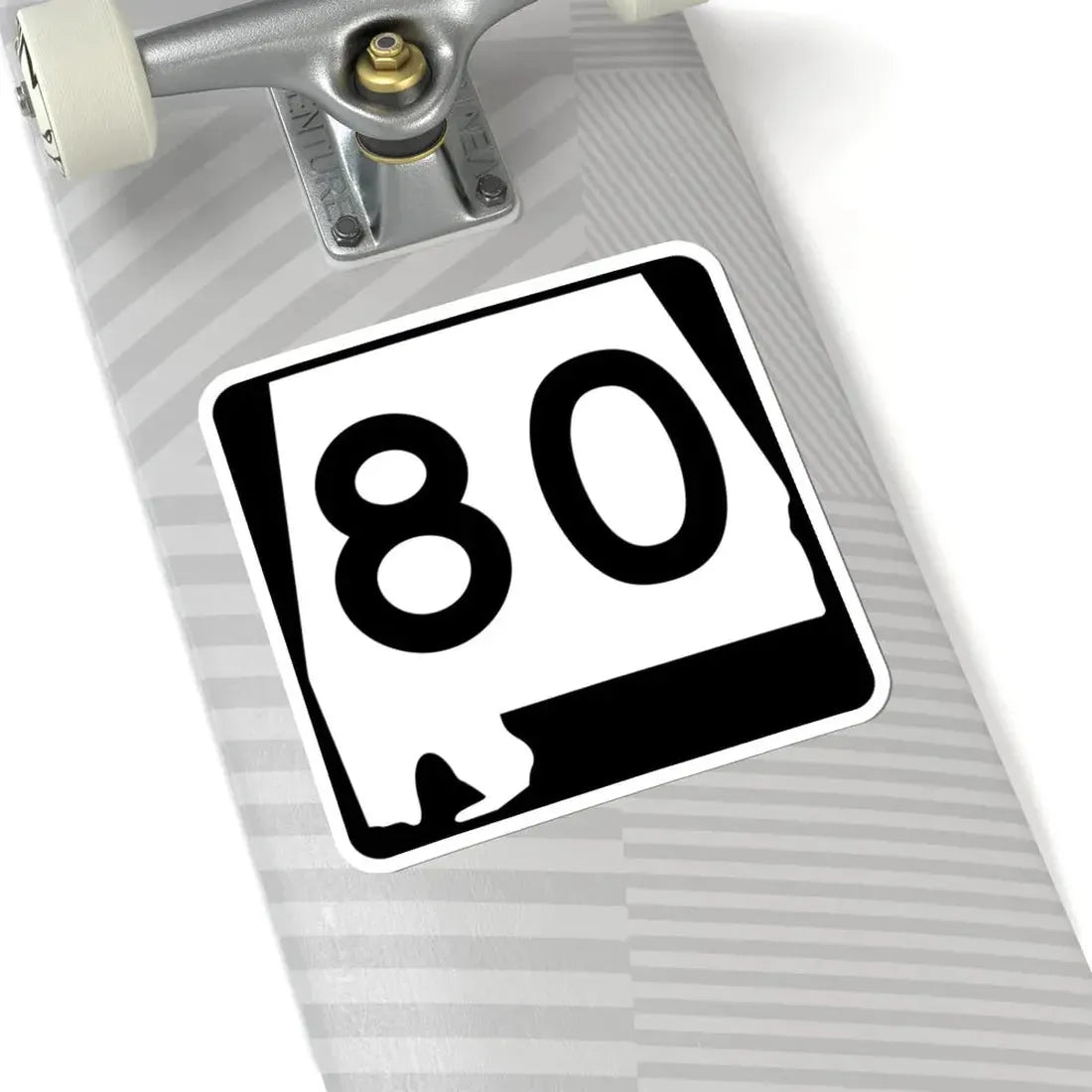 Alabama 80 (Alabama) (Road Sign) STICKER Vinyl Kiss-Cut Decal - The Sticker Space
