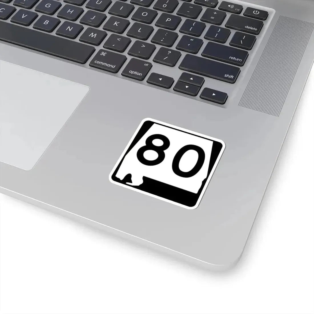 Alabama 80 (Alabama) (Road Sign) STICKER Vinyl Kiss-Cut Decal - The Sticker Space