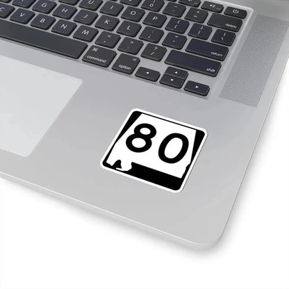 Alabama 80 (Alabama) (Road Sign) STICKER Vinyl Kiss-Cut Decal - The Sticker Space