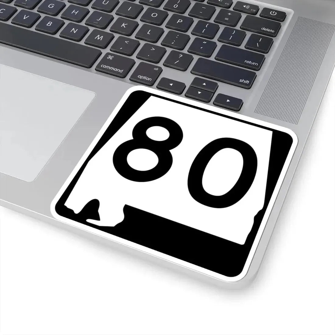 Alabama 80 (Alabama) (Road Sign) STICKER Vinyl Kiss-Cut Decal - The Sticker Space