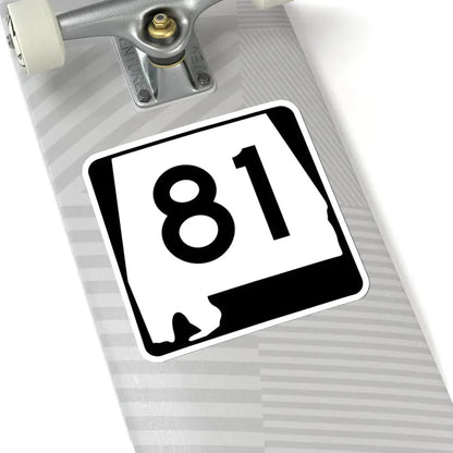 Alabama 81 (Alabama) (Road Sign) STICKER Vinyl Kiss-Cut Decal - The Sticker Space