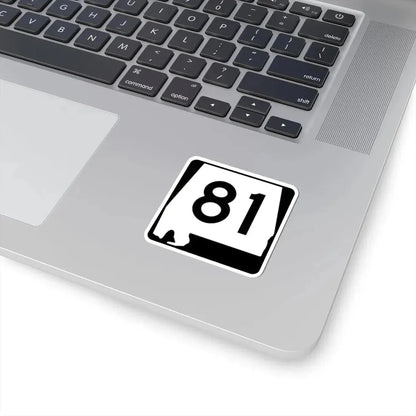 Alabama 81 (Alabama) (Road Sign) STICKER Vinyl Kiss-Cut Decal - The Sticker Space