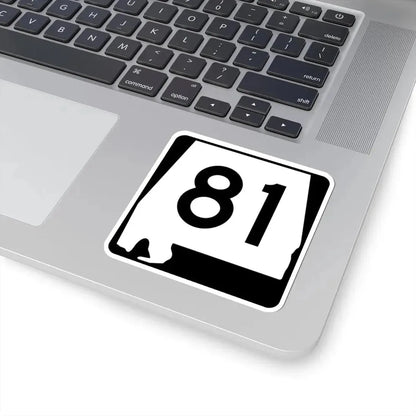 Alabama 81 (Alabama) (Road Sign) STICKER Vinyl Kiss-Cut Decal - The Sticker Space