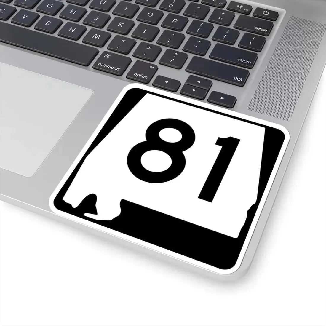 Alabama 81 (Alabama) (Road Sign) STICKER Vinyl Kiss-Cut Decal - The Sticker Space