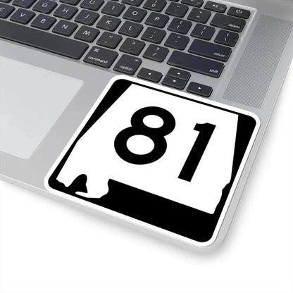 Alabama 81 (Alabama) (Road Sign) STICKER Vinyl Kiss-Cut Decal - The Sticker Space