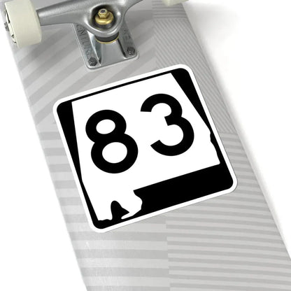 Alabama 83 (Alabama) (Road Sign) STICKER Vinyl Kiss-Cut Decal - The Sticker Space