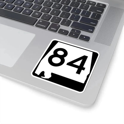 Alabama 84 (Alabama) (Road Sign) STICKER Vinyl Kiss-Cut Decal - The Sticker Space