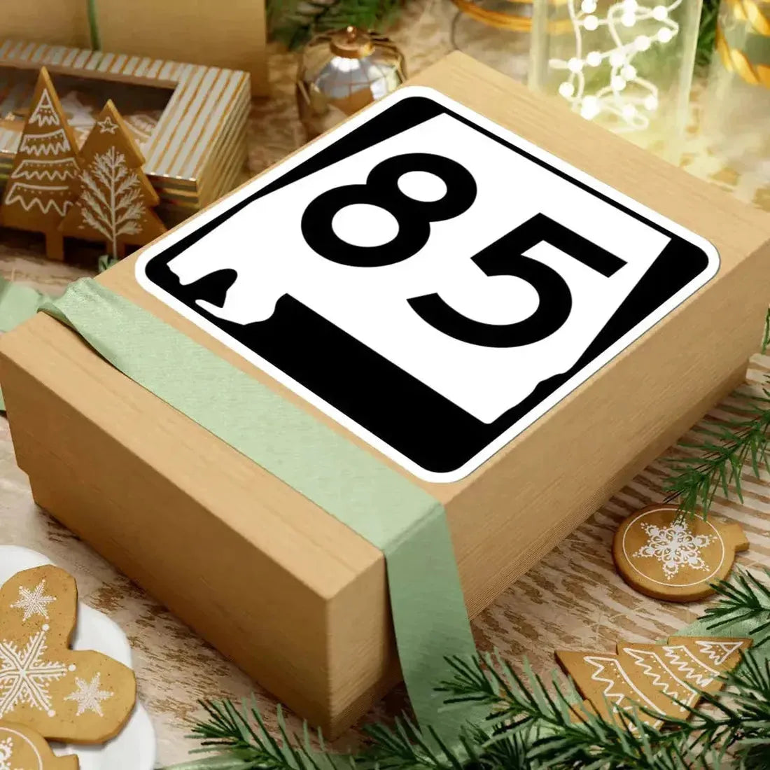 Alabama 85 (Alabama) (Road Sign) STICKER Vinyl Kiss-Cut Decal - The Sticker Space