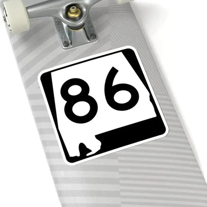 Alabama 86 (Alabama) (Road Sign) STICKER Vinyl Kiss-Cut Decal - The Sticker Space