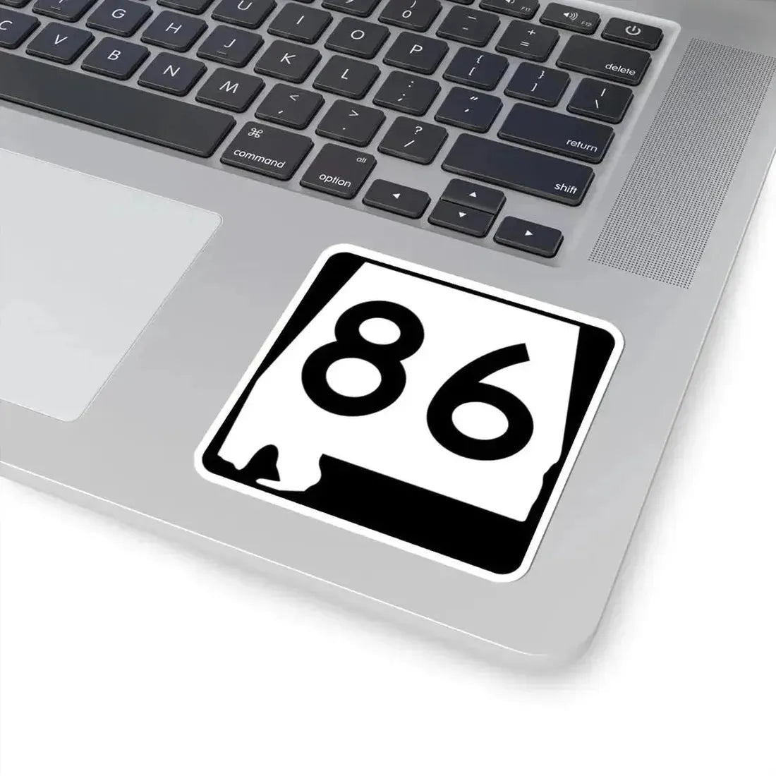 Alabama 86 (Alabama) (Road Sign) STICKER Vinyl Kiss-Cut Decal - The Sticker Space