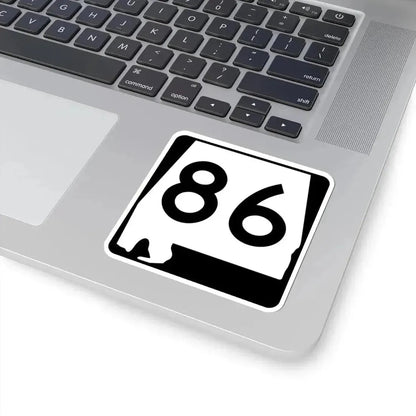 Alabama 86 (Alabama) (Road Sign) STICKER Vinyl Kiss-Cut Decal - The Sticker Space