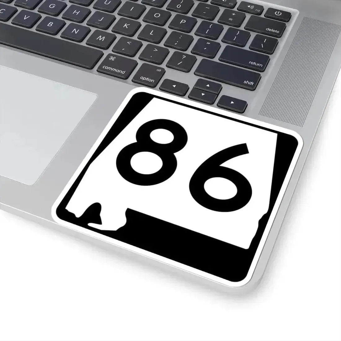 Alabama 86 (Alabama) (Road Sign) STICKER Vinyl Kiss-Cut Decal - The Sticker Space