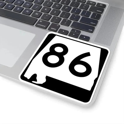 Alabama 86 (Alabama) (Road Sign) STICKER Vinyl Kiss-Cut Decal - The Sticker Space