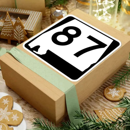 Alabama 87 (Alabama) (Road Sign) STICKER Vinyl Kiss-Cut Decal - The Sticker Space