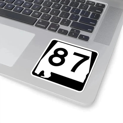 Alabama 87 (Alabama) (Road Sign) STICKER Vinyl Kiss-Cut Decal - The Sticker Space