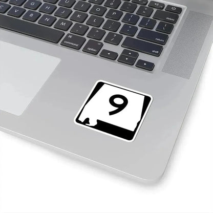 Alabama 9 (Alabama) (Road Sign) STICKER Vinyl Kiss-Cut Decal - The Sticker Space