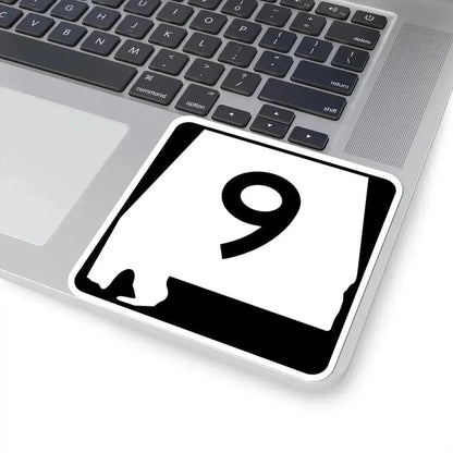 Alabama 9 (Alabama) (Road Sign) STICKER Vinyl Kiss-Cut Decal - The Sticker Space