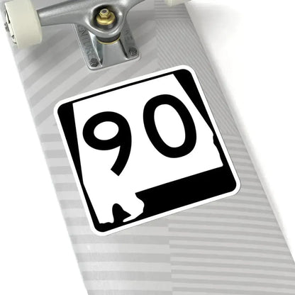 Alabama 90 (Alabama) (Road Sign) STICKER Vinyl Kiss-Cut Decal - The Sticker Space