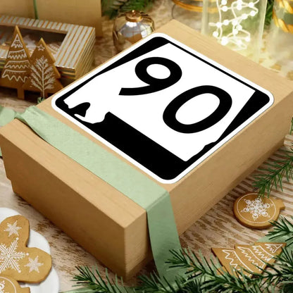 Alabama 90 (Alabama) (Road Sign) STICKER Vinyl Kiss-Cut Decal - The Sticker Space